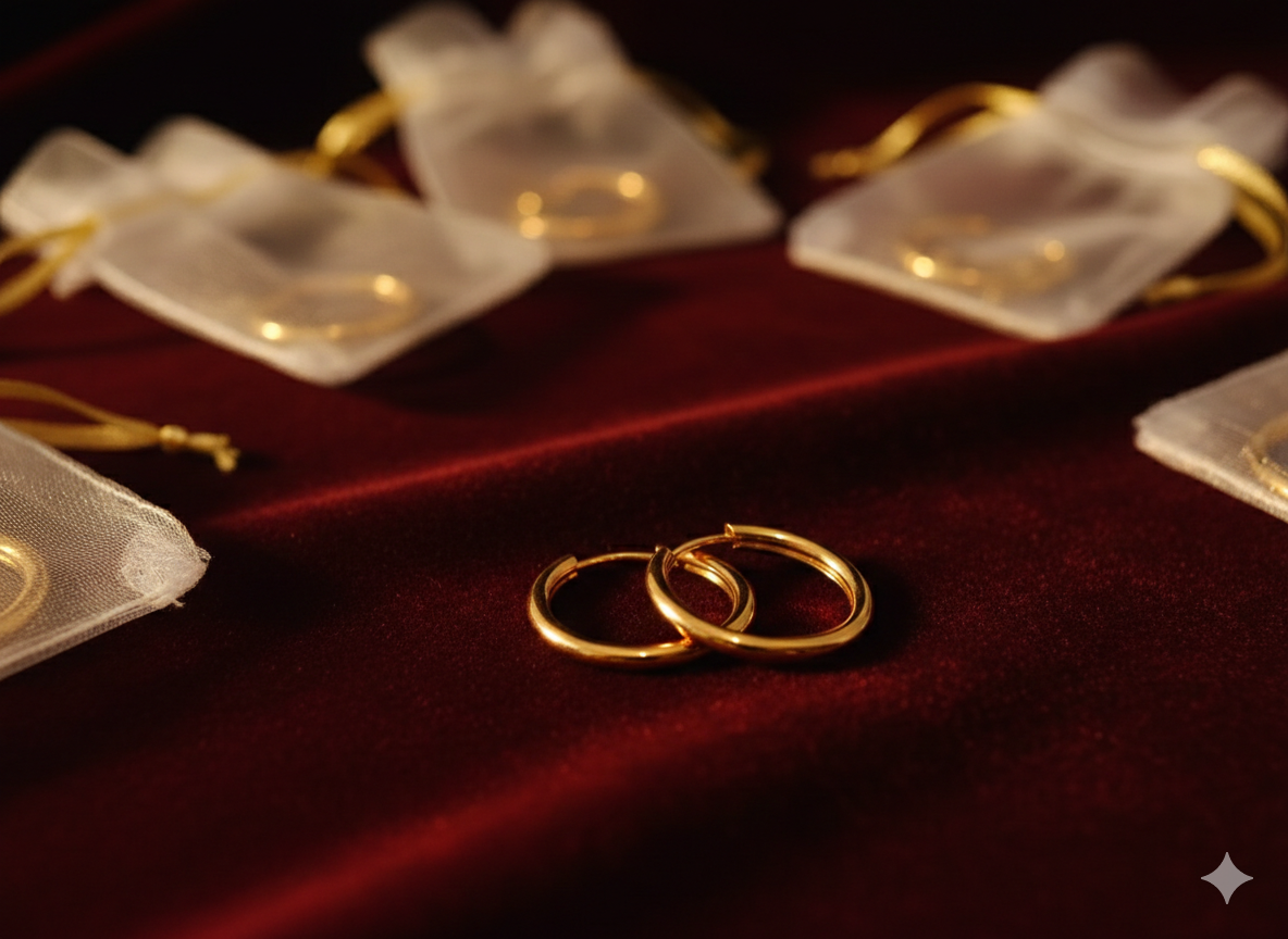 Aros "Essential Gold" – Brillo que nunca pasa de moda