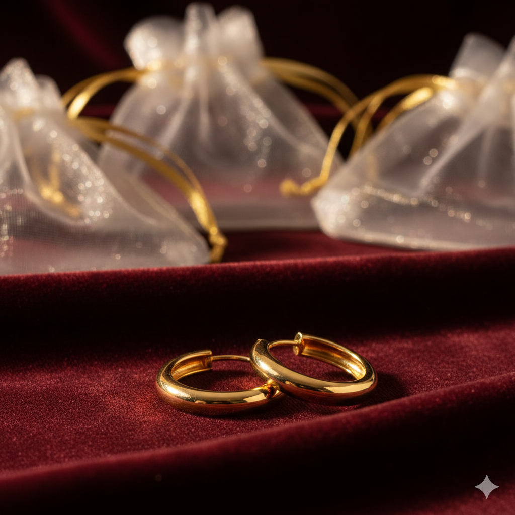 Aros "Essential Gold" – Brillo que nunca pasa de moda