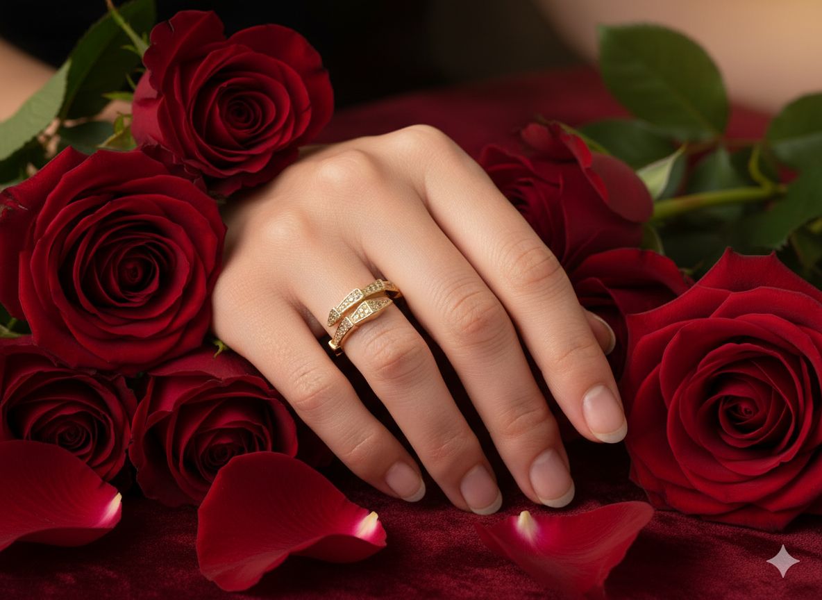 Bague Étoile Dorée