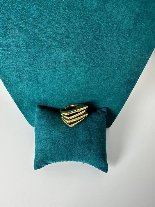 Bague Étoile Dorée